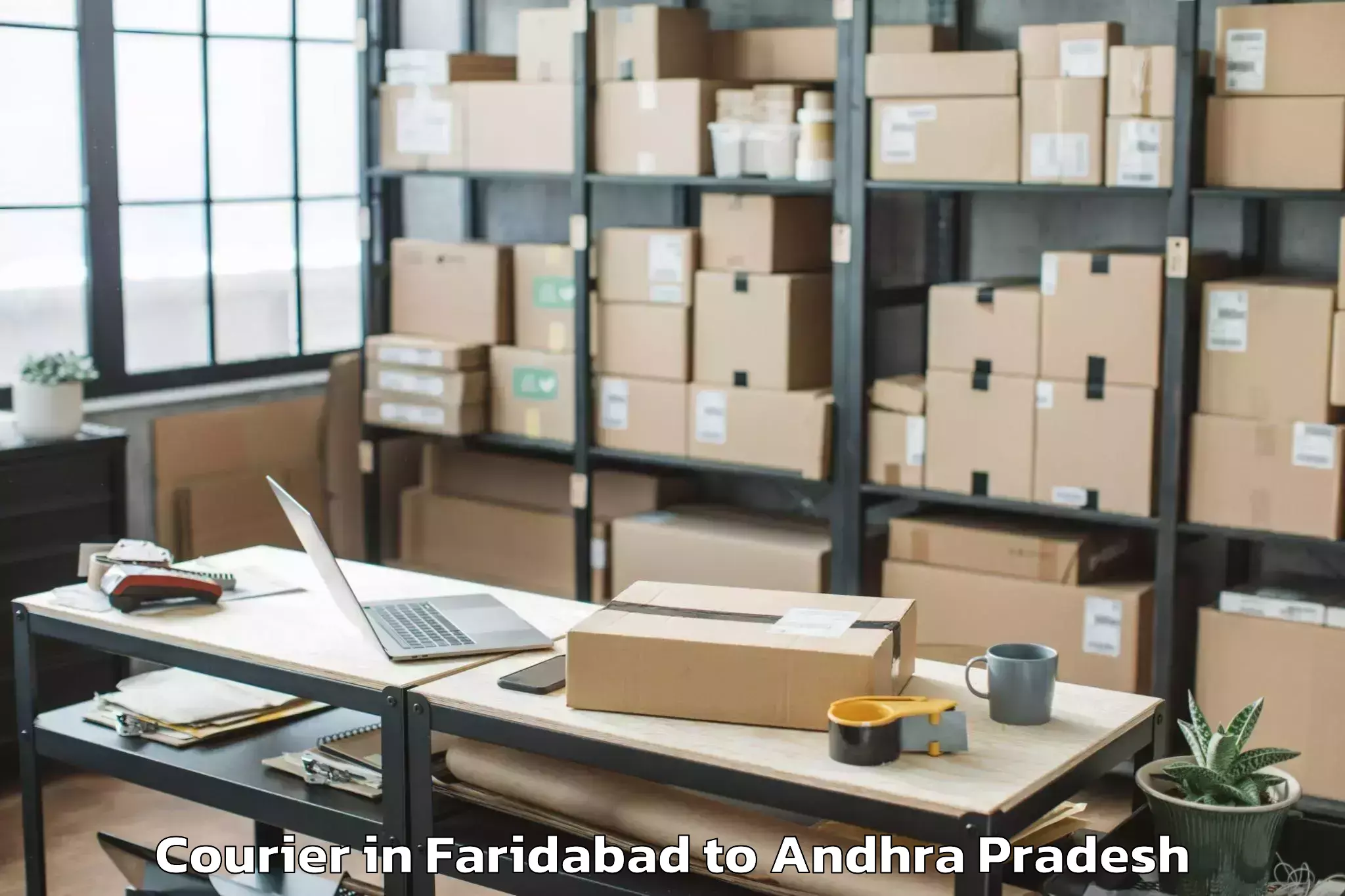 Hassle-Free Faridabad to Chillakallu Courier